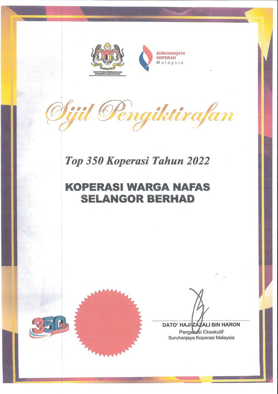 top 350 koperasi terbaik